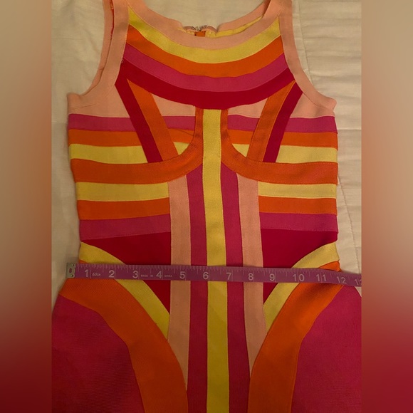 Herve Leger multi-coloured dress. Size Small / US 2. - Picture 6 of 7